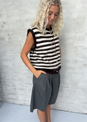 Hirse vest Dark Brown/Offwhite Boii Studios 